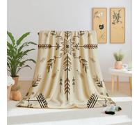 Plaid Canapés Jumeau Tribal Africain Amérindien Douillette Couverture Plaid Doux Couverture Lit pour Divans Femme Voyages