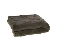 Plaid cerf kaki 170x130 cm
