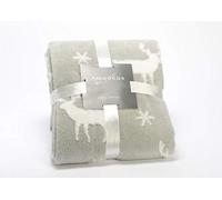 Plaid cerfs et étoiles 130x170 cm, Amadeus