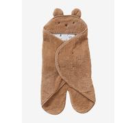 Plaid chancelière bébé en peluche, doublé jersey ourson TU