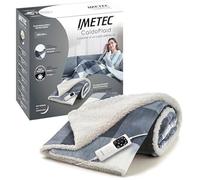 Plaid chauffant - IMETEC - CaldoPlaid Tartan Grey - 160 x 120 cm - 6 réglages de chaleur - Technologie Adapto