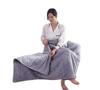 Plaid Chauffant Poncho, Couverture chauffante électrique portable USB 3 vitesses, châle chauffant, tapis de lit for la maison et le bureau(GRAY,100X140CM no zipper)