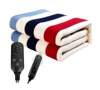Plaid Chauffant Poncho, Couverture chauffante for voiture 12 V, 9 niveaux de chauffage, idéale for les voyages en plein air, le camping, 70 x 180 cm/120 150 cm/50 cm(50x150 B)