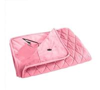Plaid Chauffant Poncho, Couverture chauffante USB for l'hiver, châle chauffant, lavable, thermique, plus épais, for lit(Pink)