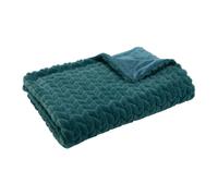 Amadeus – Plaid chevron – 130x170 – Polyester – Émeraude