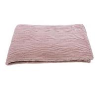 Plaid Cocoon vieux rose 130x170 cm - - Rose - Polyester