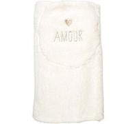 Plaid Coussin 2-en-1 "Amour" en Sherpa Coloris Crème - SATINA - ALTOBUY Beige G