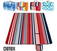 Plaid Couverture de pique-nique pliable imperméable thermo-isolante avec poignée