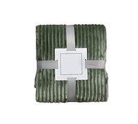 Plaid Couverture Peluche, Morbuy Super Douce Chaude Toison de Corail Chambre Canapé-Lit Literie Bébé Petite Couverture Drap de Lit Adulte Enfant (120x200cm,Vert d'herbe)