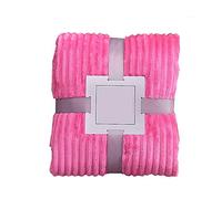 Plaid Couverture Peluche, Morbuy Super Douce Chaude Toison de Corail Chambre Canapé-Lit Literie Bébé Petite Couverture Drap de Lit Adulte Enfant (150x200cm,Rose Rouge)
