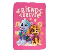 Plaid / couverture polaire - PAT PATROUILLE - PAW PATROL - 100x140 cm - Rose - Polyester lavable