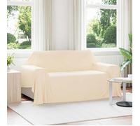Plaid / Couverture - VIDAXL - Jeté Toison - Crème - 280 x 210 cm - Polyester
