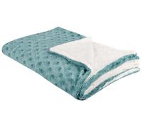 Plaid Couvre-lit Moderne et Doux 150 x 200 cm en Polyester Vert Clair Kandilli