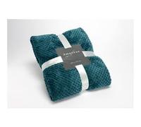 Plaid damier 130x170 émeraude - - Vert - Polyester