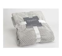 Plaid Damier 130x170 Gris Clair