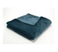 Amadeus - Plaid Damier Emeraude 130x170 Unique Bleu 127298