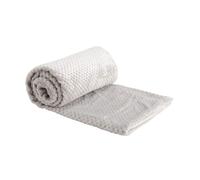 Plaid damier gris cl 170x240 cm