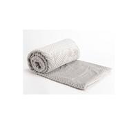 Plaid damier gris cl 170x240 cm