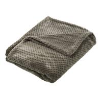 Plaid Damier new kaki 130x170 cm - Amadeus - Vert - Polyester Vert G