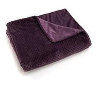 Amadeus - Plaid Damier Prune 130X170 cm