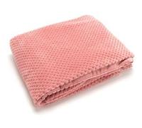 Plaid Damier rose 130x170 - Amadeus - Rose - Polyester Rose G
