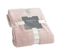 Plaid damier vieux rose 170x240 cm - - Rose - Polyester