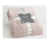 Plaid damier vieux rose 170x240 cm - - Rose - Polyester