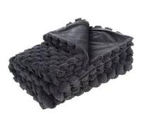 Plaid Diana Gris Foncé 130x170 Cm