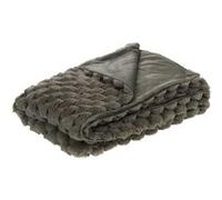 Plaid Diana kaki 130x170 cm - Amadeus - Vert - Polyester Vert G