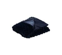 Plaid Diana marine 130x170 cm - - Bleu - Polyester