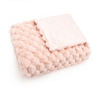 Plaid Diana vieux rose 130x170 cm - Amadeus