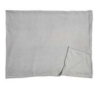 Plaid Doux en Microfibre Gris Clair 150x200cm - LUXEL - ALTOBUY Gris G