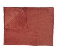 Plaid Doux en Microfibre Terracotta 150x200cm - Altobuy