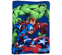 Plaid doux pour enfants Avengers Marvel 100x140 cm couverture douce en polaire 220 GSM chaude et légère parfaite pour chambre et lit bébé