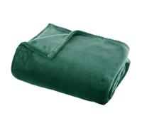 Plaid Doux Uni "Flanel" 125x150cm Vert
