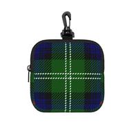 Plaid écossais en Tartan du Clan Sutherland,Pochette de Rangement carrée à Fermeture éclair, Porte-Monnaie en néoprène, Petit Portefeuille, Pochette à Monnaie, Porte-Monnaie