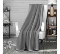 Soleil d'ocre, Plaid en Flanelle 140x200 cm Calin Gris