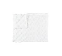 HOME DECO FACTORY Plaid TX0237 en flanelle damier blanc et beige 120x150 cm