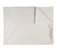 Plaid en Flanelle "Grosse Côtes" 120x150cm Blanc Blanc G