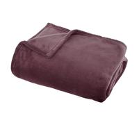 Atmosphera - Plaid Flanelle ollis Violet Clair 180x130cm