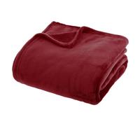 Atmosphera - Plaid Flanelle ollis Rouge Grenat 230x180cm