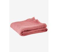 VERTBAUDET Couverture en Gaze de Coton Bio Rose TU