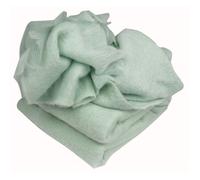 Plaid en Laine Mohair Très Douce Vert clair 130x180 cm