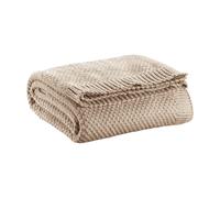 Plaid en Maille Recyclée Danilo Naturel 130 x 160