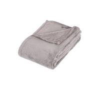 Atmosphera - Plaid en microfibre - 125 x 150 cm - Gris