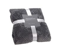 Plaid en polyester, collection Damier, 170x130 cm, Amadeus
