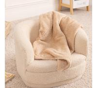 Plaid enfant - berlingot beige 75X100