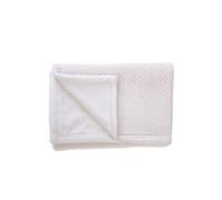 Plaid enfant crème et or 100x75 cm - - Beige - Polyester