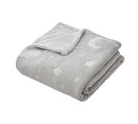 Atmosphera – Plaid enfant Reka – Phosphorescent – 125 x 150 cm – Gris