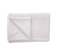 Plaid enfant et or beige 75X100